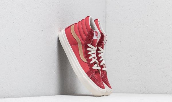 Vans OG SK8-Hi LX (Suede/ Canvas) Sun-Dried Tomato/ Red Mineral