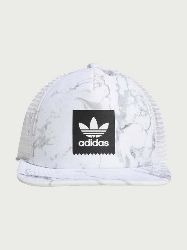 Kšiltovka adidas Originals Trucker_Marble Bílá