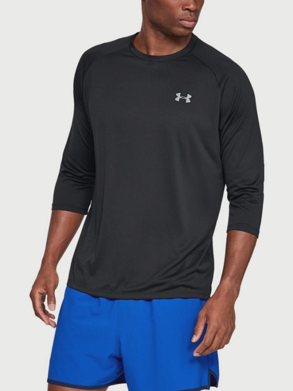 Tričko Under Armour Tech 3/4 Sleeve 2.0 Černá