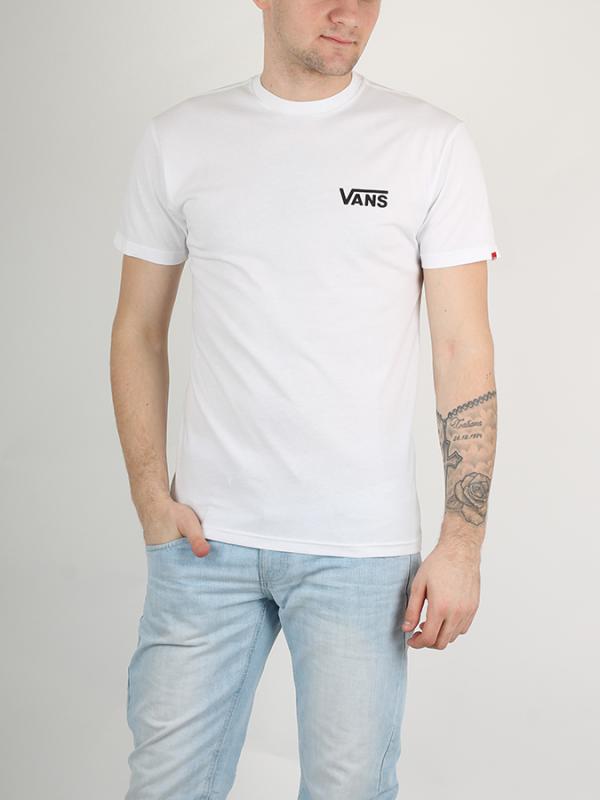 Tričko Vans Mn Left Chest Logo T White Bílá