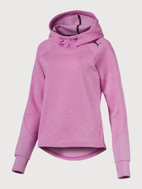 Mikina Puma EVOSTRIPE Hoody Růžová