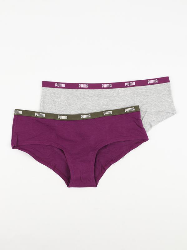 Kalhotky Puma Puma Iconic Hipster 2P Da Barevná
