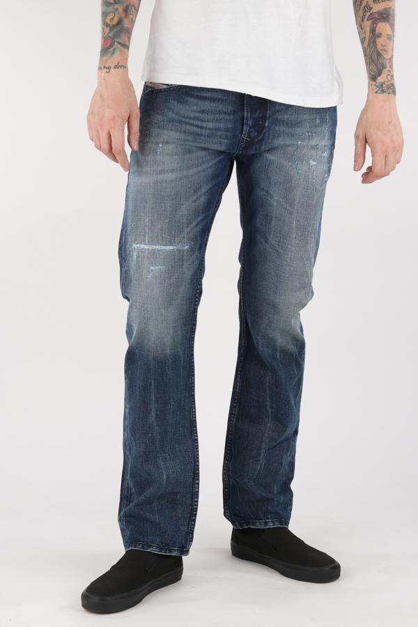 Džíny Diesel WAYKEE L.32 PANTALONI Modrá