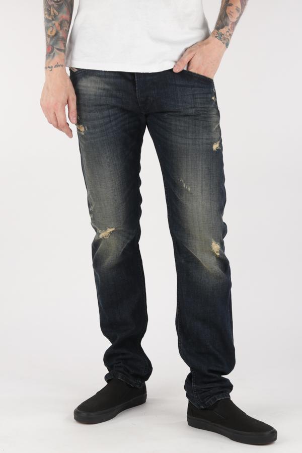 Džíny Diesel BELTHER L.34 PANTALONI Modrá