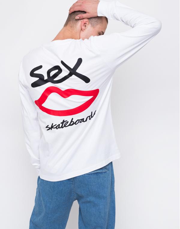 Sex Skateboards Backprint White L