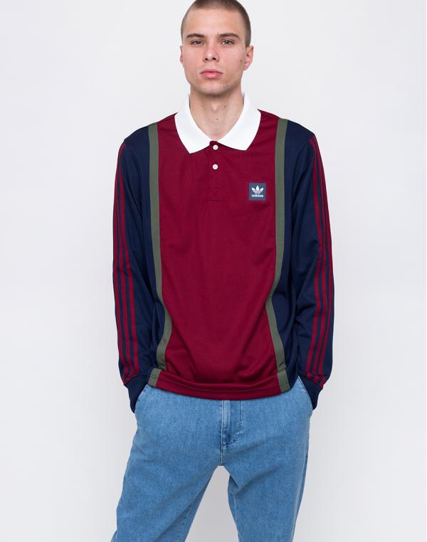 adidas Originals Rugby Jersey CONAVY/CBURGU/BASGRN XL