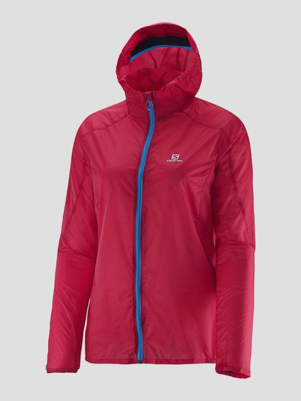 Bunda Salomon FAST WING HOODIE W LOTUS Růžová