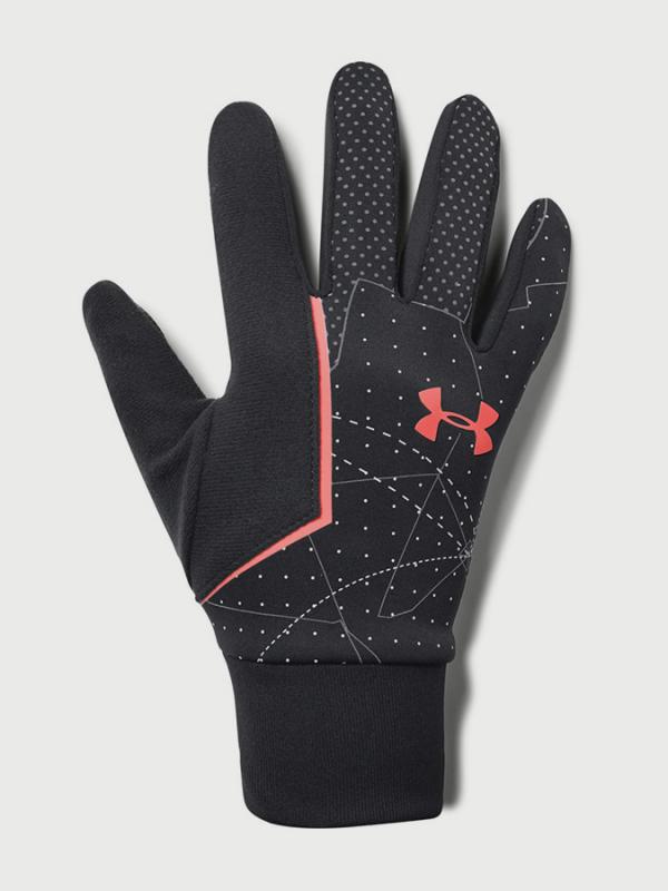 Rukavice Under Armour Mens CGI Run Liner Glove Černá