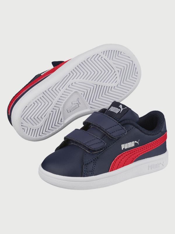 Boty Puma Smash v2 L V PS Modrá