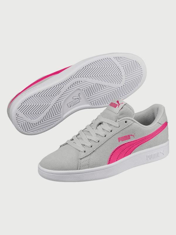 Boty Puma Smash v2 SD Jr Šedá