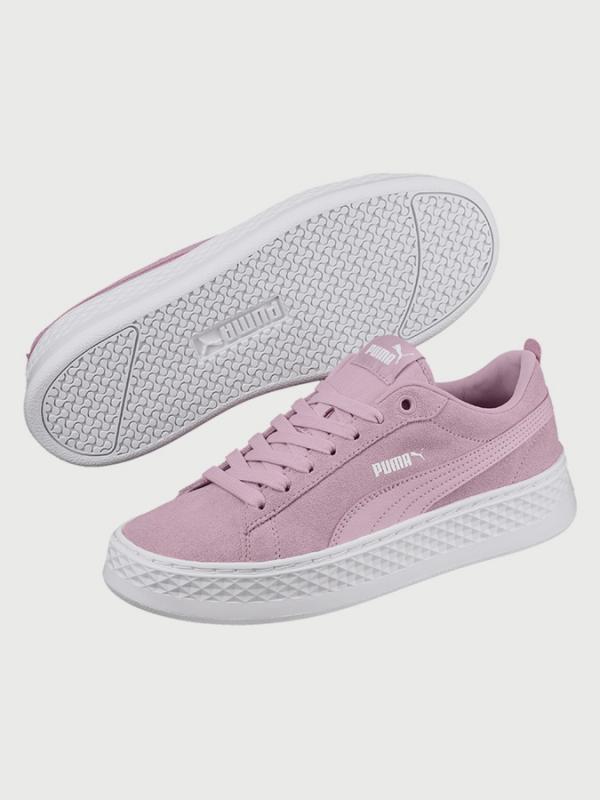 Boty Puma Smash Platform SD Růžová