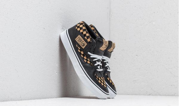 Vans Half Cab (Calf Hair) Checkerboard/ True White