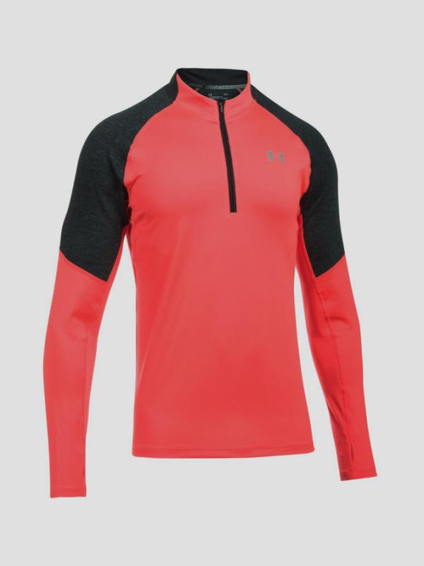 Mikina Under Armour Threadborne Run 1/4 Zip Červená