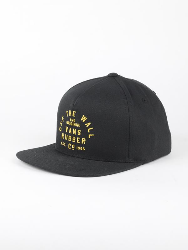 Kšiltovka Vans Mn Stacked Rubber Fl Black Černá