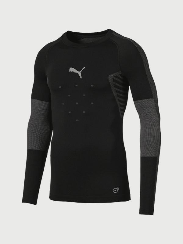 Tričko Puma FINAL evoKNIT BL Tee LS Černá