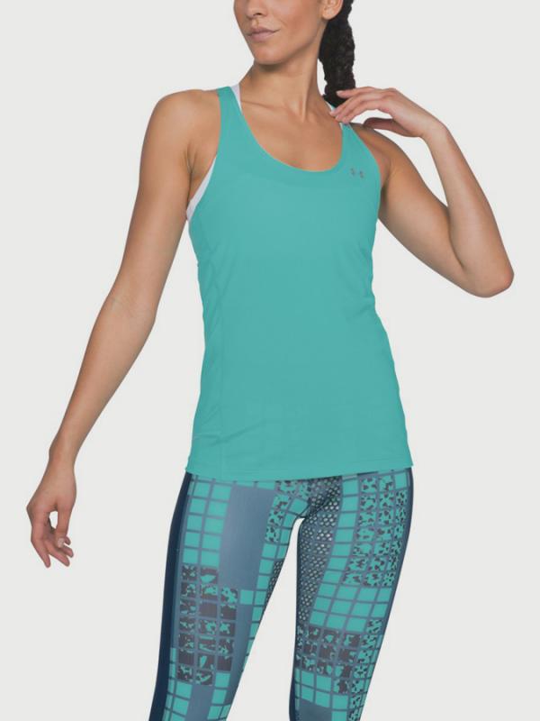 Tílko Under Armour Heatgear Racer Tank Zelená