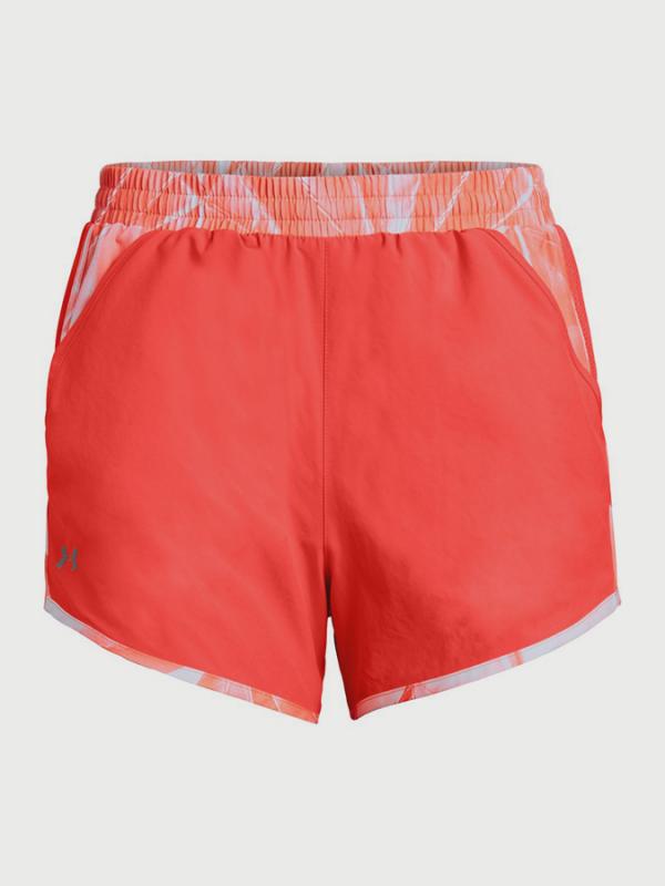 Kraťasy Under Armour Fly By Printed Short Oranžová