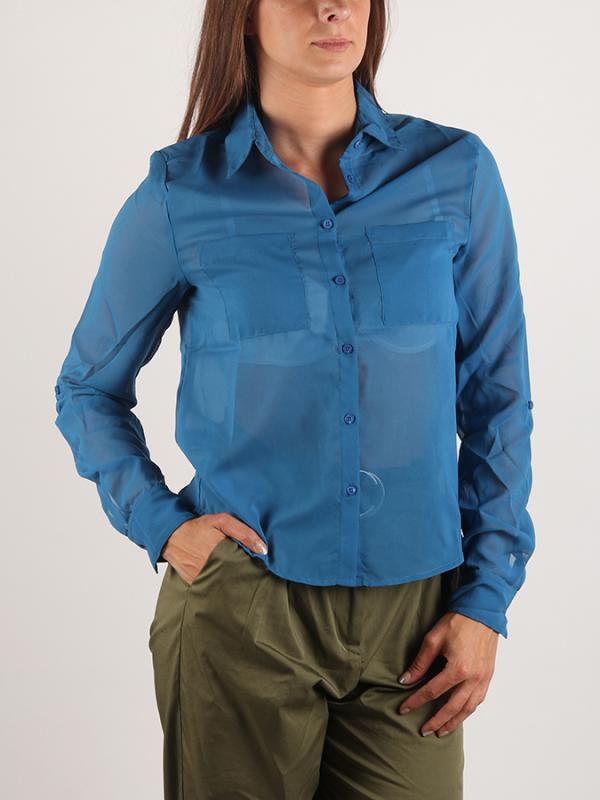 Košile Terranova Camicia Modrá