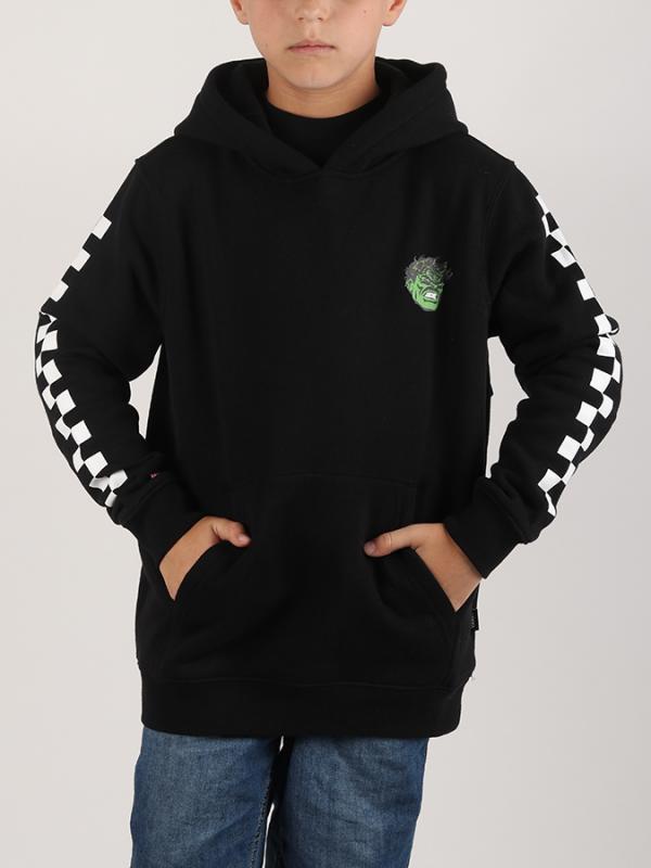 Mikina Vans BY X (Marvel) Pullover Hoodie Hulk Black Černá