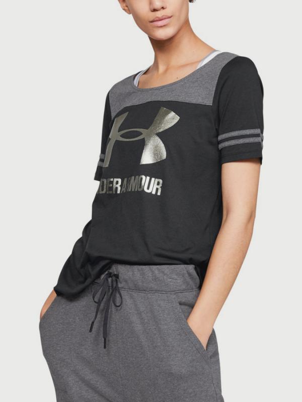 Tričko Under Armour Sportstyle Baseball T Černá