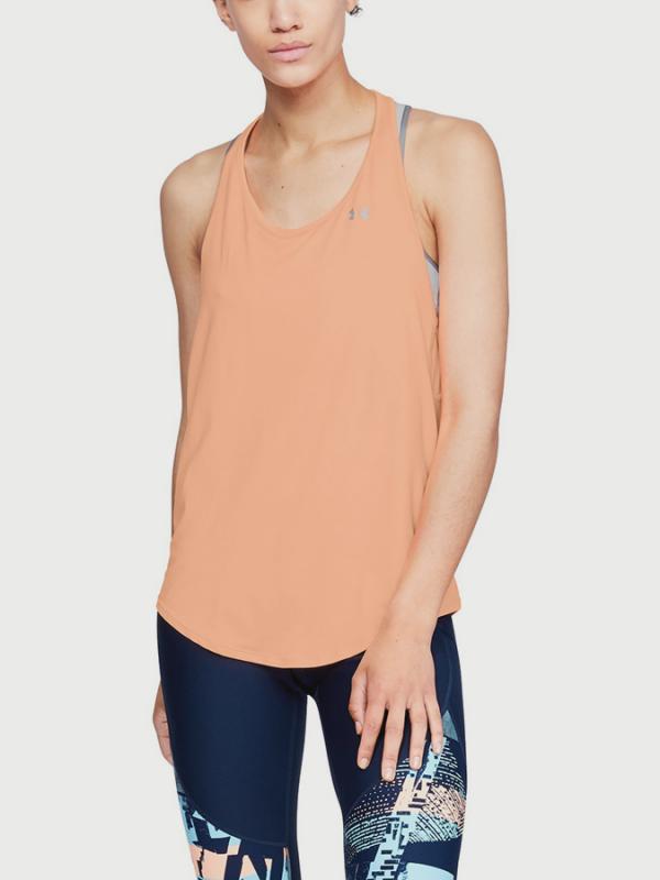 Tílko Under Armour HG Mesh Back Tank Oranžová