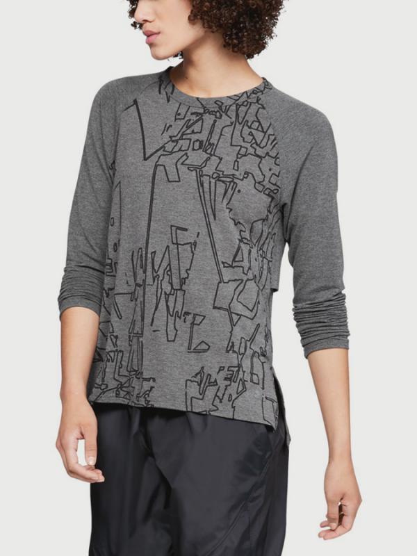 Tričko Under Armour Unstoppable Burnout Longsleeve Černá