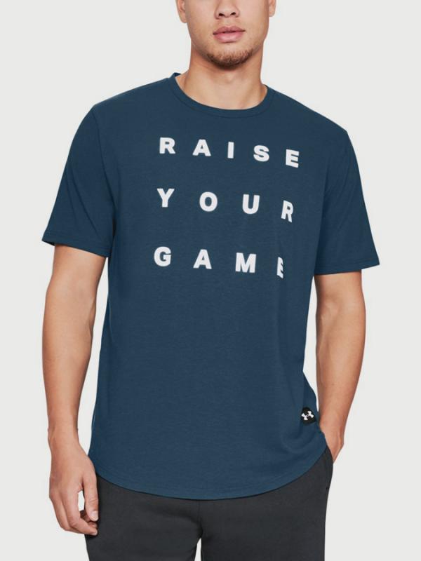 Tričko Under Armour Raise Your Game SS Modrá