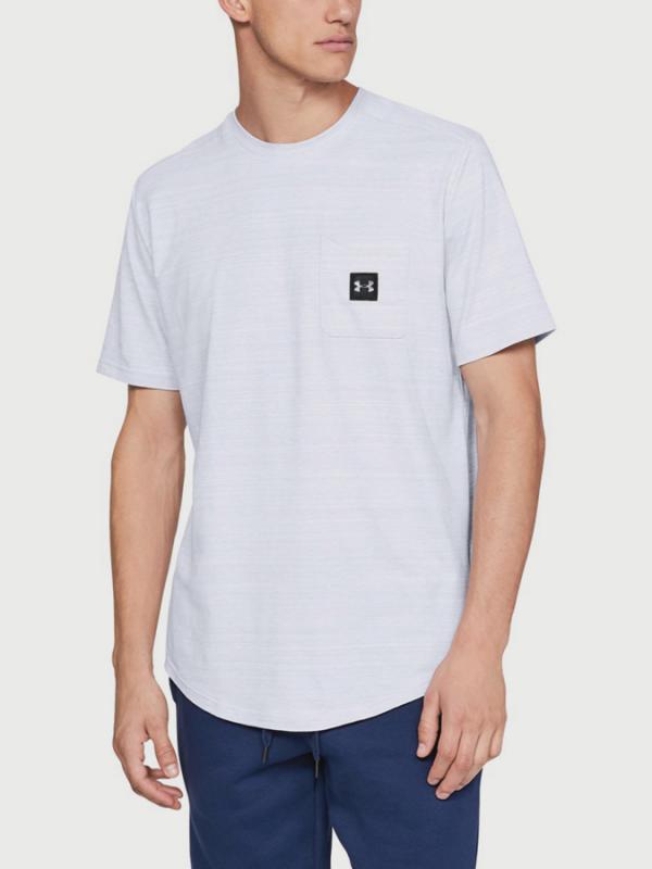 Tričko Under Armour Sportstyle Pocket Tee Bílá