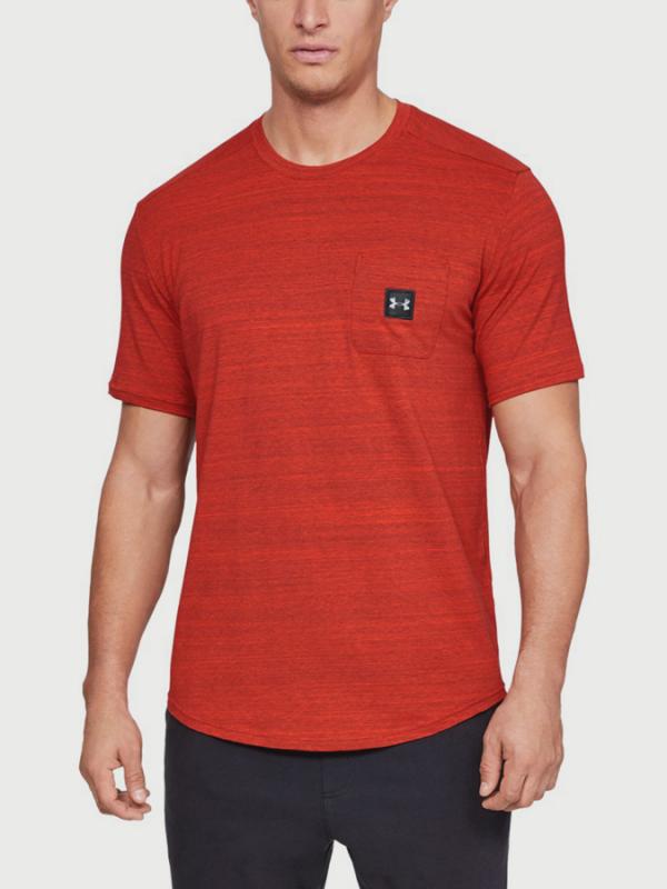 Tričko Under Armour Sportstyle Pocket Tee Červená