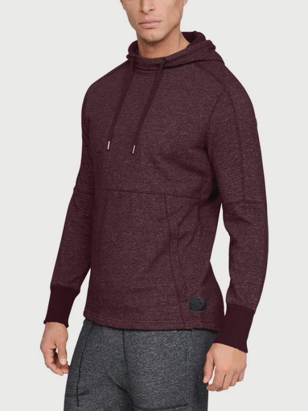 Mikina Under Armour Sportstyle Speckle Terry Hoodie Červená
