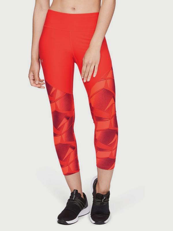 Legíny Under Armour Vanish Printed Crop Červená
