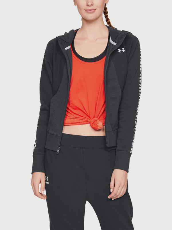 Mikina Under Armour TB Ottoman Fleece FZ-WM Graphic Černá