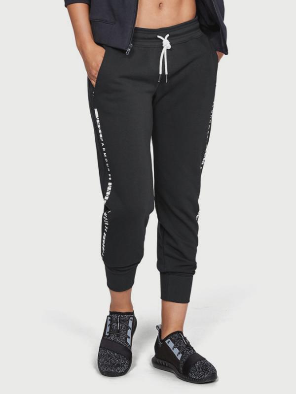 Tepláky Under Armour TB Ottoman Fleece Pant-WM Černá