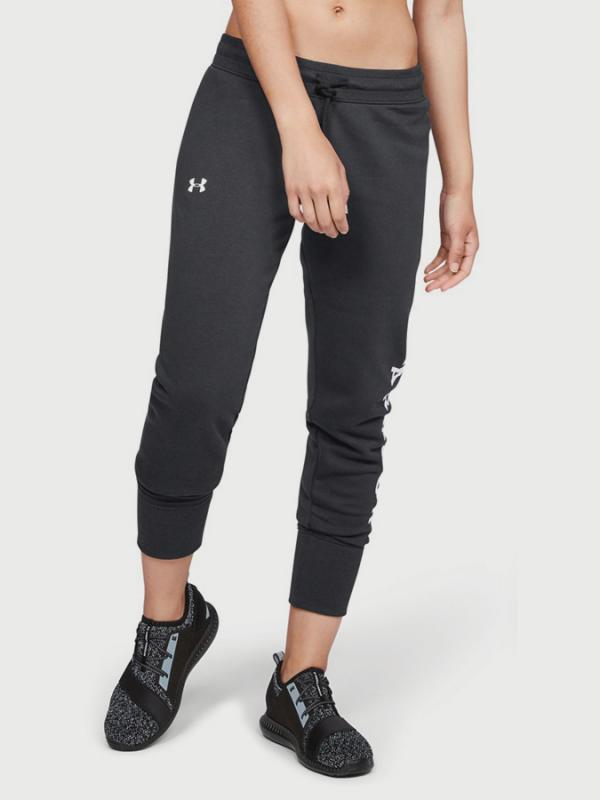 Tepláky Under Armour Cotton Fleece WM Pant Černá