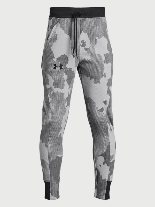 Tepláky Under Armour Rival Printed Jogger Šedá