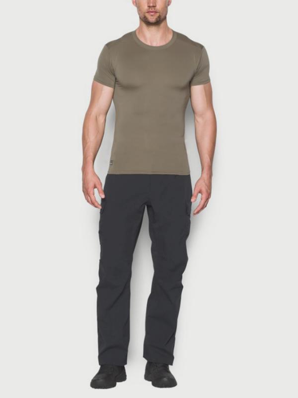 Kompresní tričko Under Armour TAC HG Compression T Hnědá
