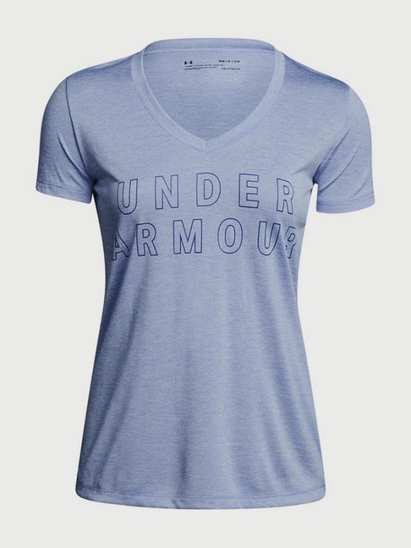 Tričko Under Armour Tech Graphic Twist SSv Modrá