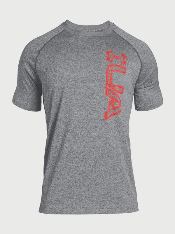 Tričko Under Armour Tech Graphic SS Tee Šedá
