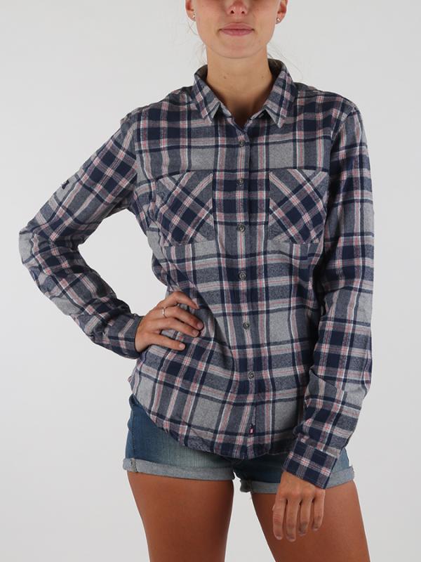 Košile Superdry NEW LUMBERJACK TWILL SHIRT Modrá