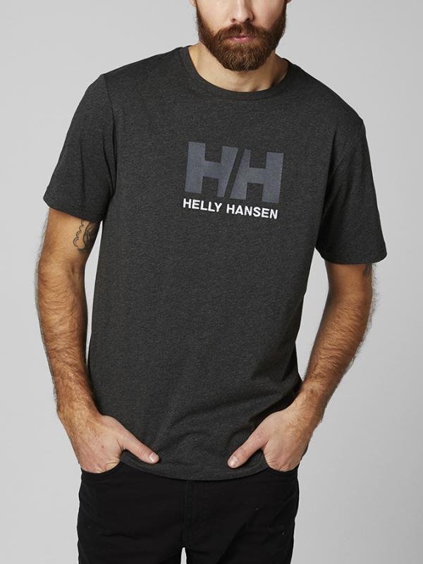 Tričko Helly Hansen Logo T-Shirt Černá