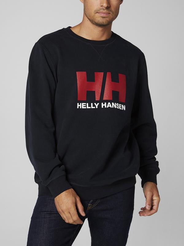 Mikina Helly Hansen Logo Crew Sweat Černá