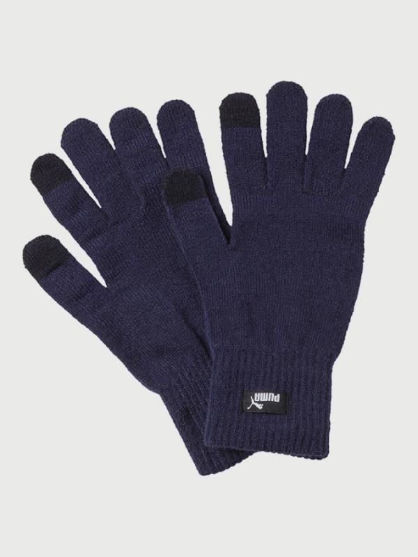 Rukavice Puma knit gloves Modrá
