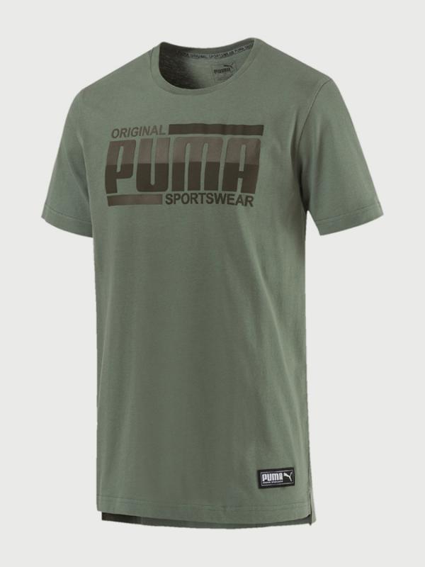 Tričko Puma Athletics Tee Zelená