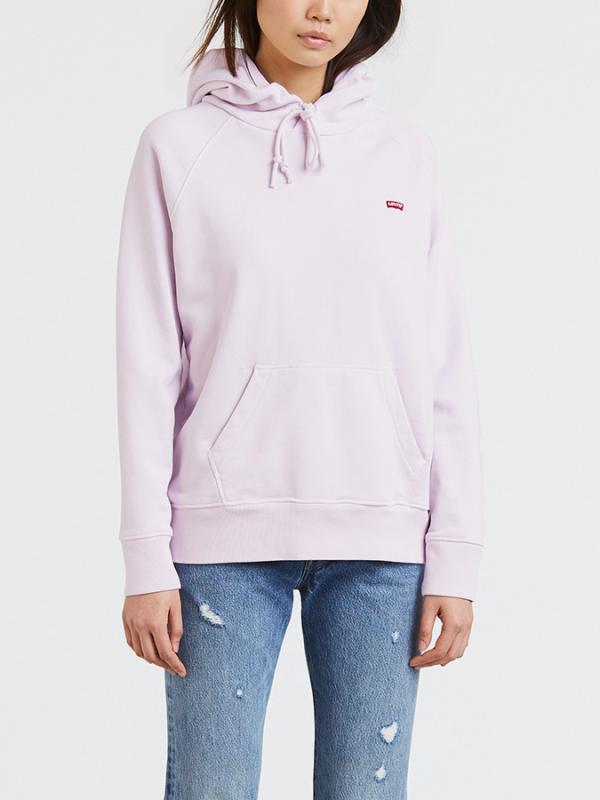 Mikina LEVI'S Sportswear Hoodie Garment Dye Sportswea Růžová