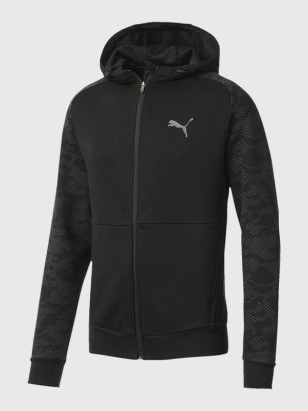 Mikina Puma Modern Sports FZ hoody FL Černá