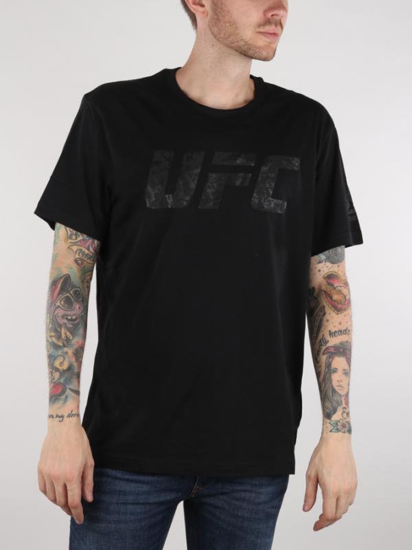Tričko Reebok Ufc FG Logo Tee Černá