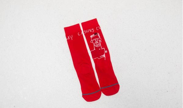 Stance Basquiat Cassius Red
