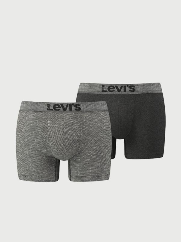 Boxerky LEVI'S 200Sf Slubyarn Dot Boxer Brief 2 Pack Barevná
