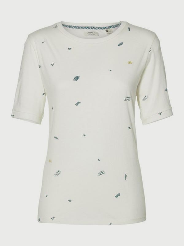 Tričko O´Neill LW Mini Print T-Shirt Bílá