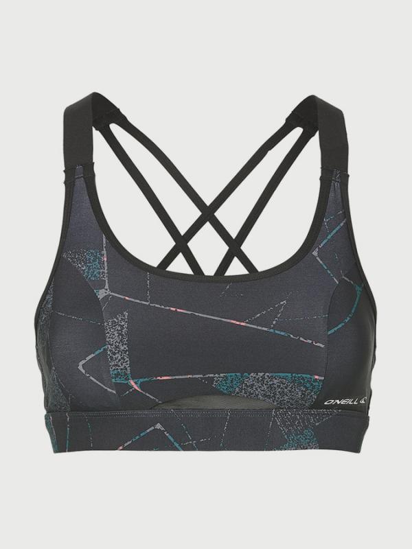Podprsenka O´Neill PW Medium Impact Bra Top Černá
